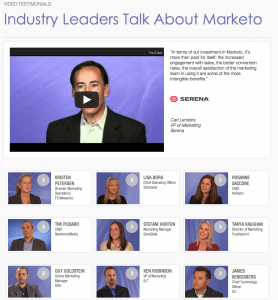 Marketo Testimonial Video